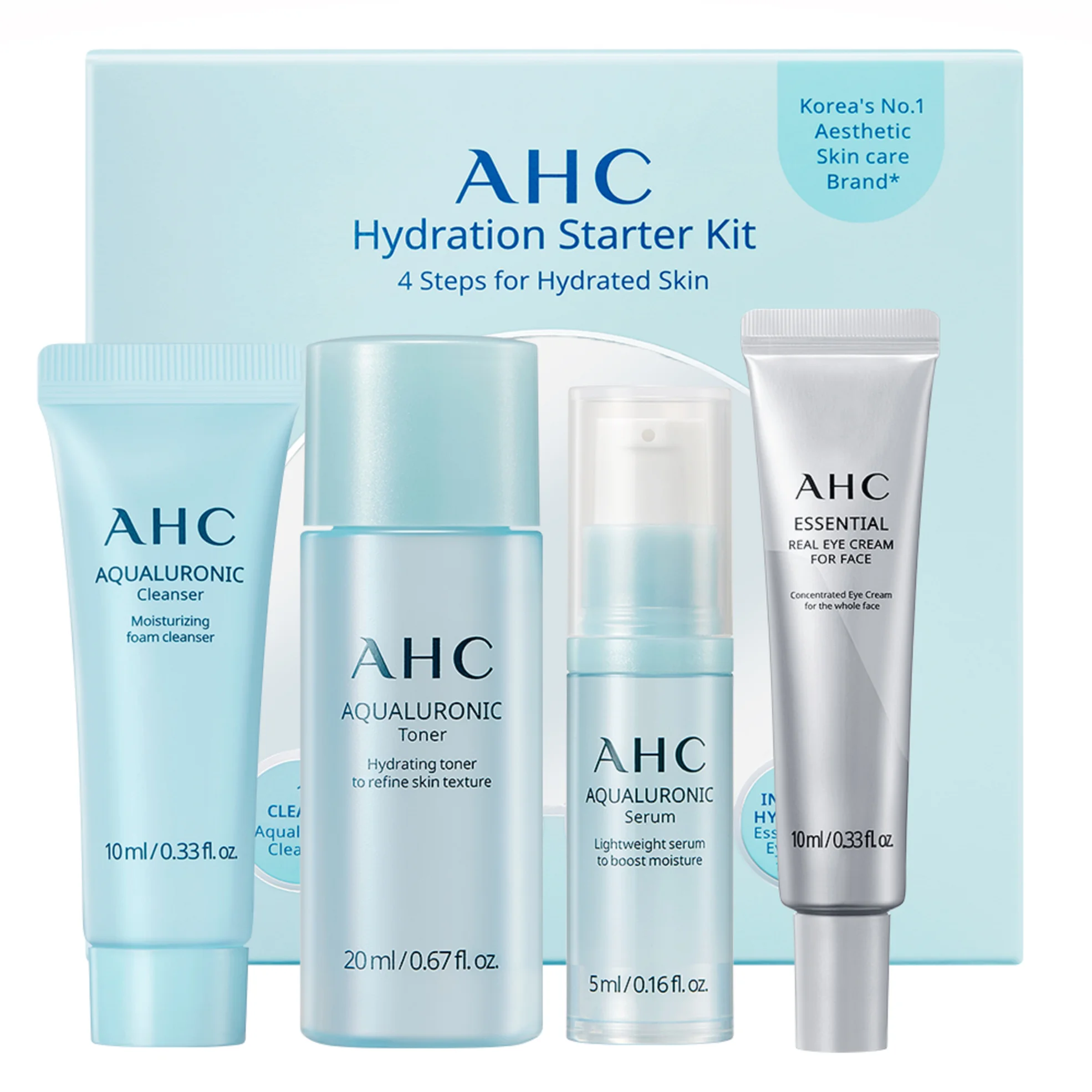 Ahc Kit AHC Starter Kit UK (4pc) | LOOKFANTASTIC