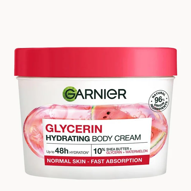 Garnier Glycerin Hydrating Body Cream with Watermelon