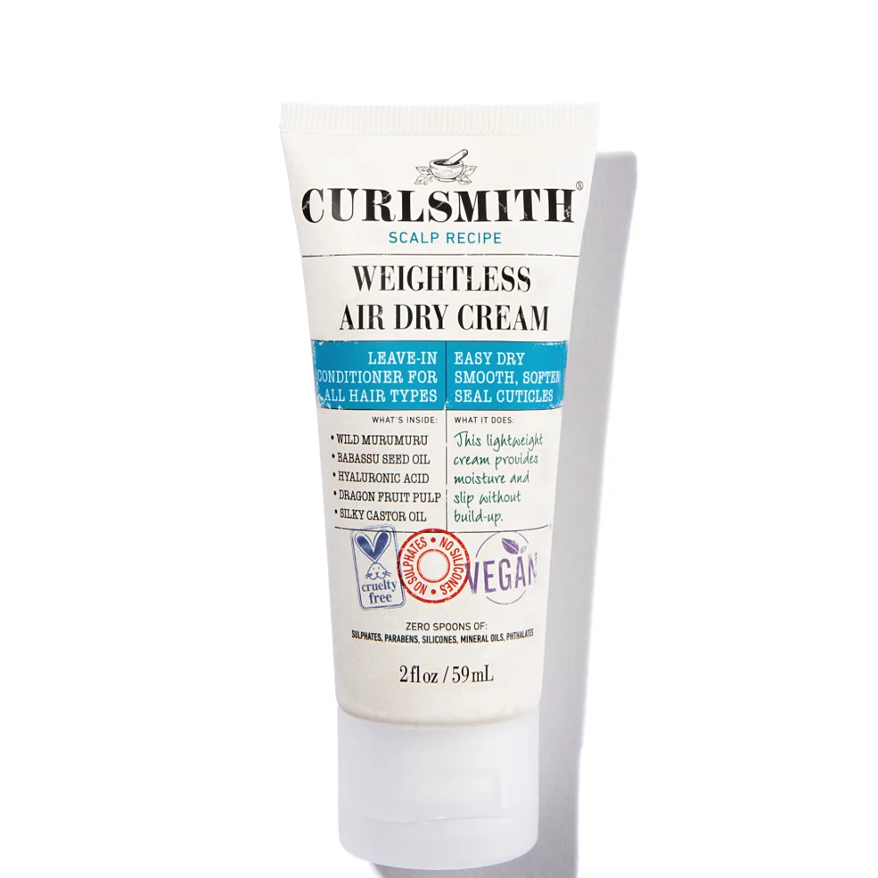Curlsmith Weightless Air Dry Cream Travel Size 59ml Image 1