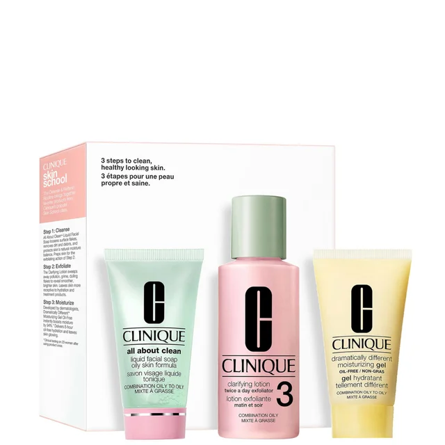 Clinique 3 Step Skin Type 3 Mini Kit (Worth £27.88)