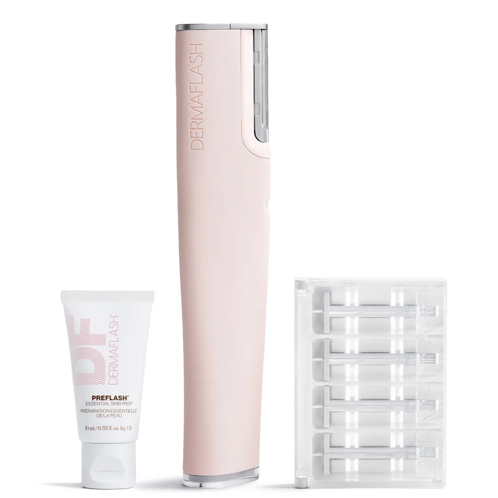 DERMAFLASH Luxe+ Advanced Sonic Dermaplaning and Peach Fuzz Removal - Blush Image 1