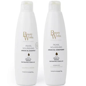 Beauty Works Pearl Nourishing Shampoo and Conditioner Bundle Sulphate Free 250ml - undefined undefined