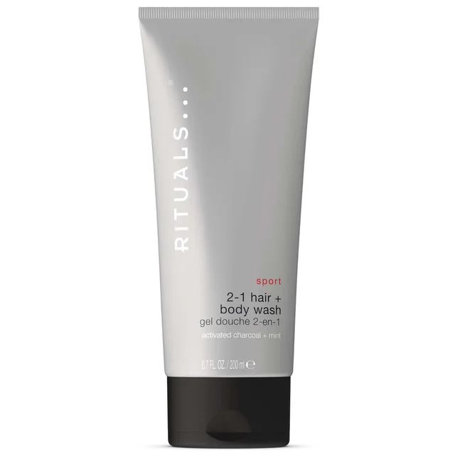 RITUALS Sport Collection Refreshing Charcoal & Mint Complex Shampoo & Body Wash 200ml