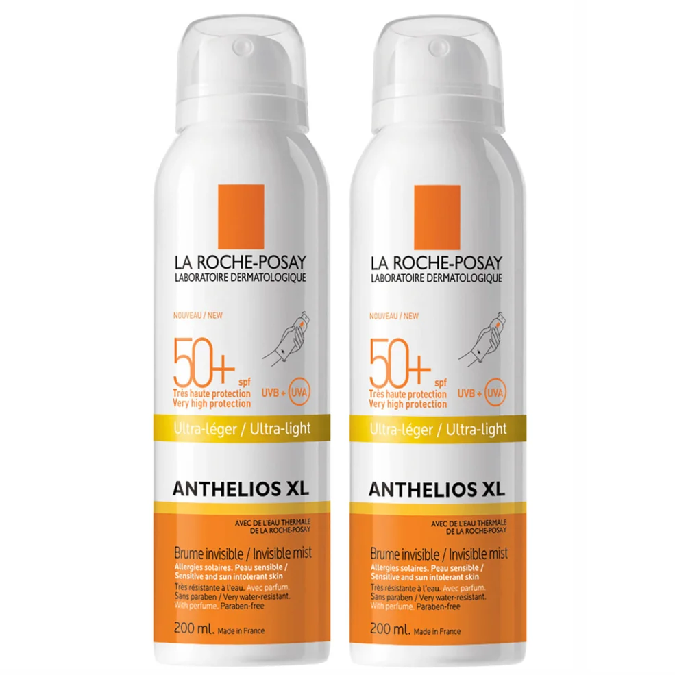 La Roche-Posay Anthelios Ultra-Light SPF50+ Sun Protection Spray 200ml Duo Image 1