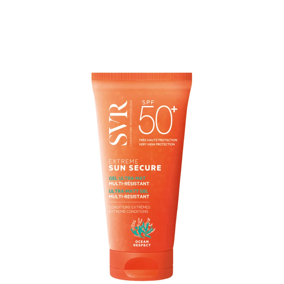 SVR SUN SECURE Extreme SPF 50+ Dry-Touch Matte FInish, Sweat, Friction & Water-Resistant Face SPF Gel, Reef-Safe, 50ml Image 1