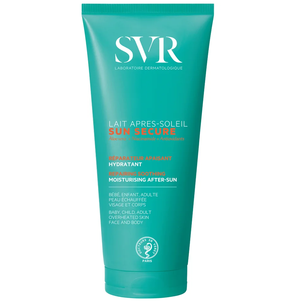 SVR SUN SECURE Soothing Repairing Face & Body After Sun Lotion with Niacinamide & Calming Aloe Vera Extract, All Ages, 200ml Image 1