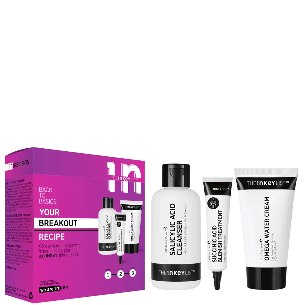 The INKEY List Back to Basics: Your Breakout Recipe (Worth £28.97) Image 1