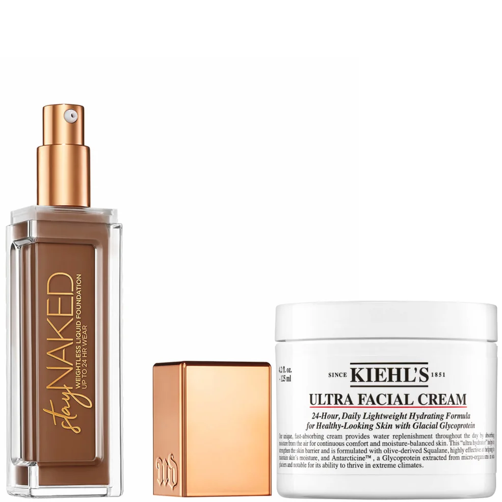Urban Decay Stay Naked Foundation x Kiehl's Ultra Facial Cream 125ml Bundle Image 1