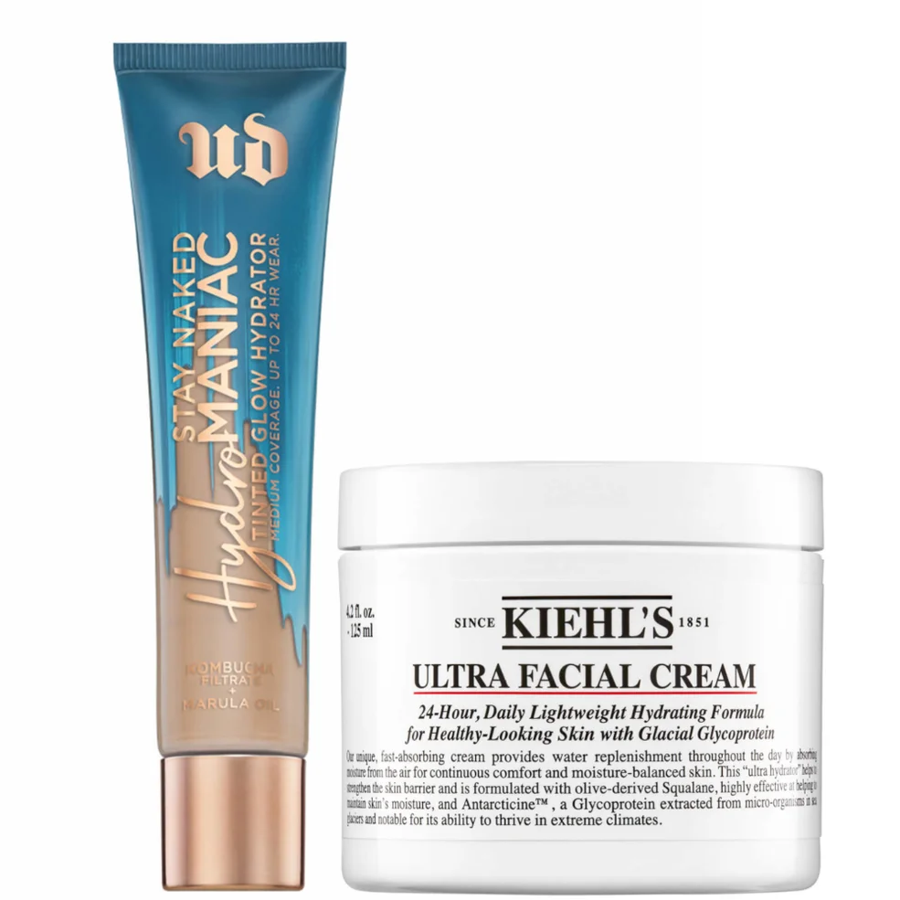 Urban Decay Hydromaniac Tinted Glow x Kiehl's Ultra Facial Cream 125ml Bundle (Various Shades) Image 1