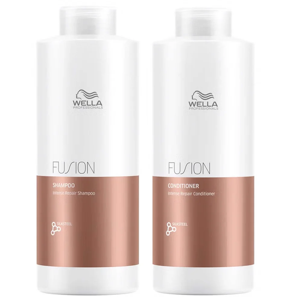 Wella Professionals Fusion Repair Shampoo and Conditioner Super Size Regime Bundle Image 1