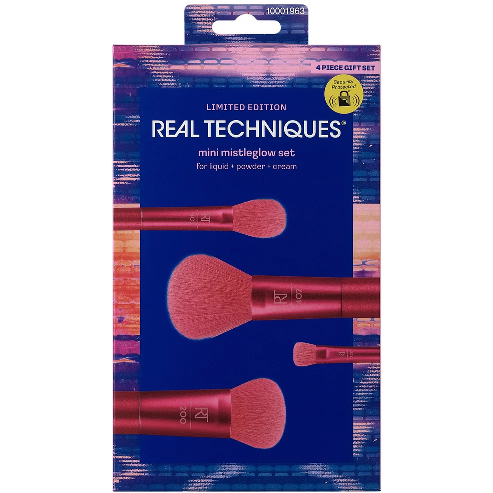 Real Techniques Mini Mistleglow Brush Set (Worth £19.99) Image 1