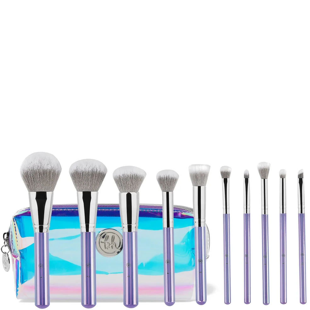 BH Cosmetics Hello Holo - 10 Piece Brush Set Image 1