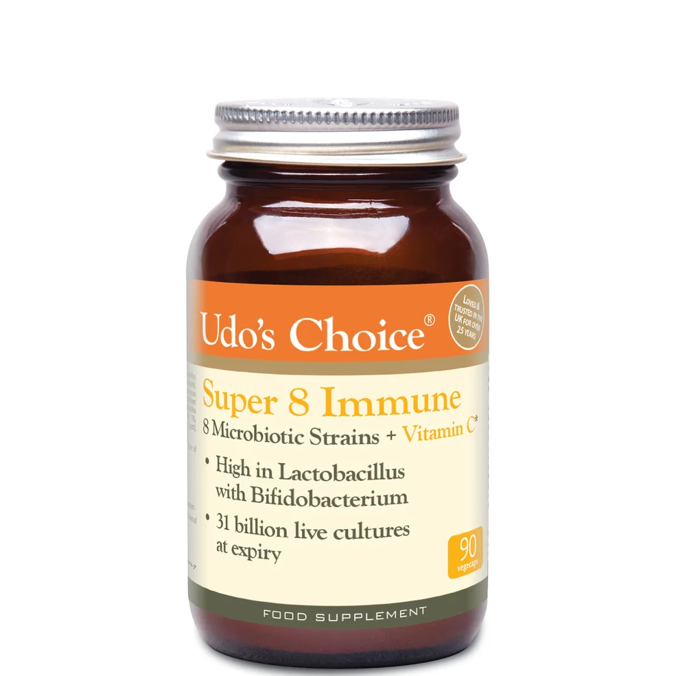 Udo's Choice Super 8 Immune Microbiotic - 90 Vegecaps Image 1