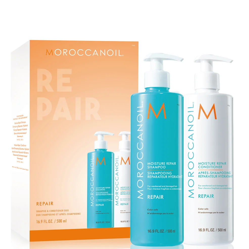 Moroccanoil Moisture Repair Shampoo and Conditioner Duo Image 1