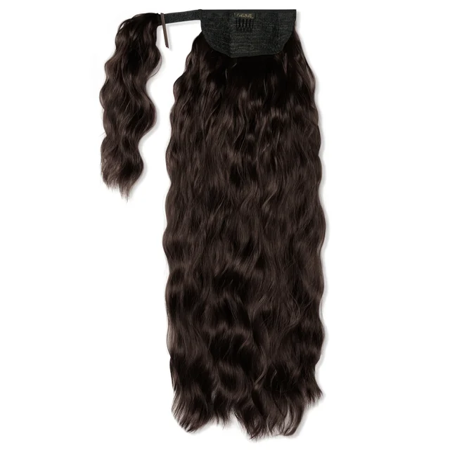 LullaBellz Grande 26" Textured Wave Wraparound Pony (Various Shades)