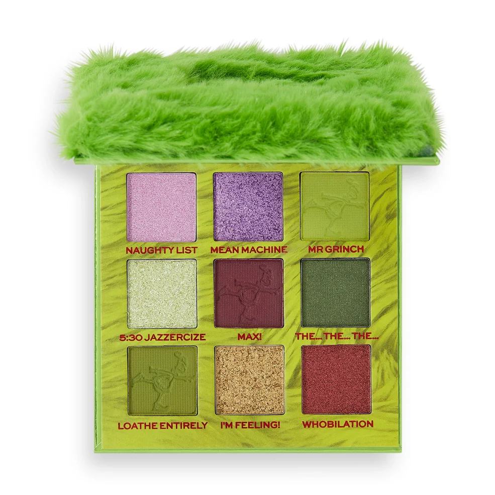 Makeup Revolution The Grinch x Revolution Mean One Shadow Palette Image 1