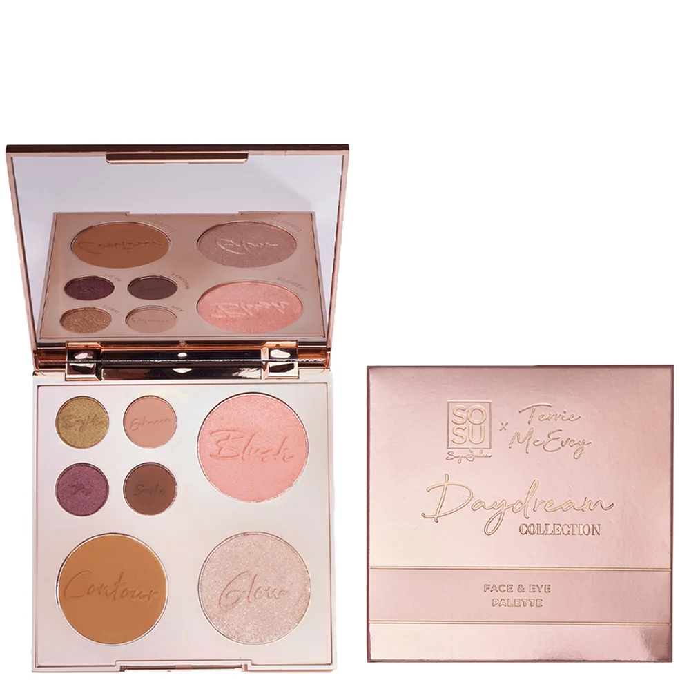 SOSU Cosmetics X Terrie Mcevoy Daydream Face and Eye Palette Image 1