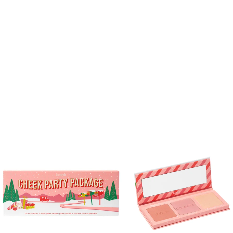 benefit Cheek Party Package Blusher and Highlighter Cheek Palette (Worth £83.50) Image 1