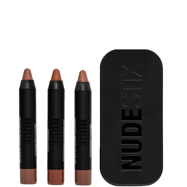 Nudestix 90's Nude Lips - 3PCS Mini Pencils Kit (Worth £62)
