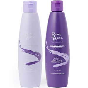 Beauty Works Anti Yellow Shampoo and Conditioner Bundle - undefined undefined