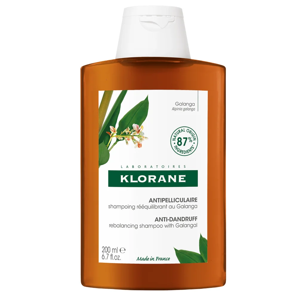 KLORANE Anti-Dandruff Shampoo with Galangal for Flaky Scalp 200ml Image 1