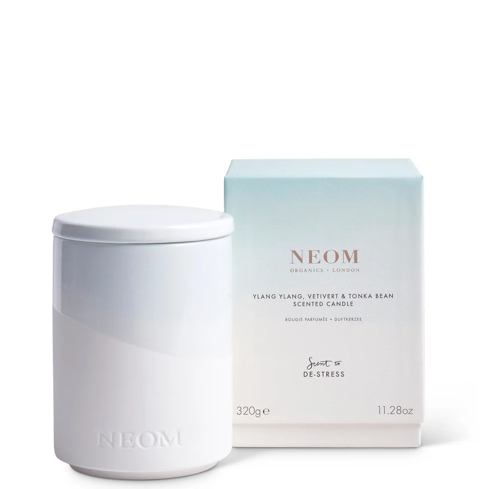 NEOM Wellbeing Ylang Ylang, Vetivert and Tonka Bean Scented Candle 320g Image 1