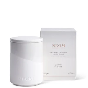 NEOM Wellbeing Black Pepper and Bergamot Scented Candle 320g - undefined undefined