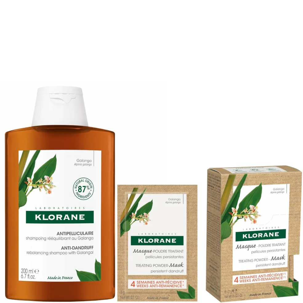 KLORANE Anti-Dandruff Galangal 2 Step Routine Image 1