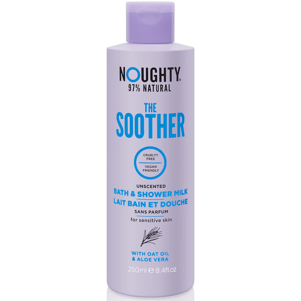 Noughty The Soother Unscented Bath and Shower Milk 250ml Image 1