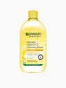 Garnier Micellar Vitamin C Water, Gentle face Cleanser & Makeup Remover, Brightening Formula, 700ml