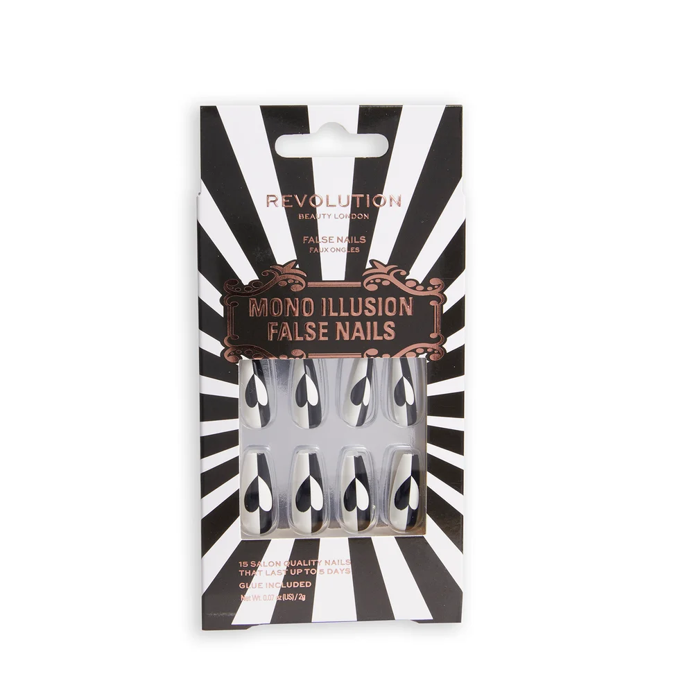 Makeup Revolution Halloween False Nails Mono Illusion Image 1