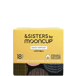 Mooncup Naked Tampons - Light / Regular (18 pack) - Option Light / Regular (18 pack)