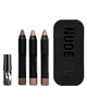 Nudestix Bright Nude Eyes - 3PCS Mini Pencils Kit (Worth £62)