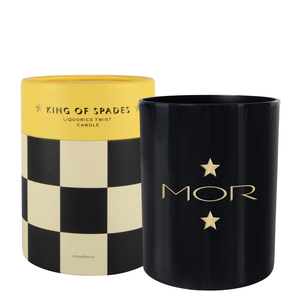 MOR King of Spades Liquorice Twist Candle 250g Image 1