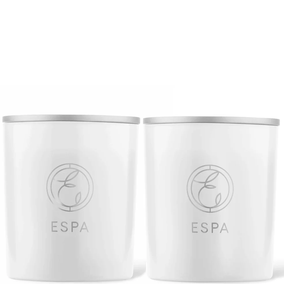 ESPA Uplift and Restore Aromatherapy Candle Duo (Worth £74) Image 1
