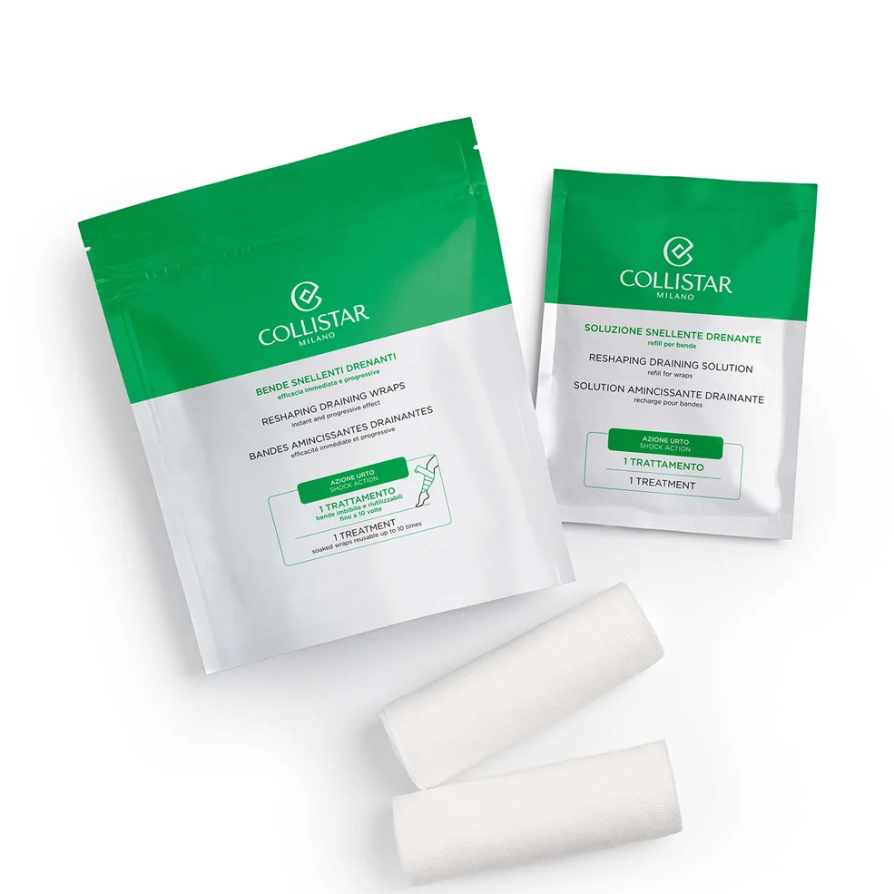 Collistar Reshaping Draining Wraps 2 x 100ml Instant And Progressive Effect 200ml Image 1