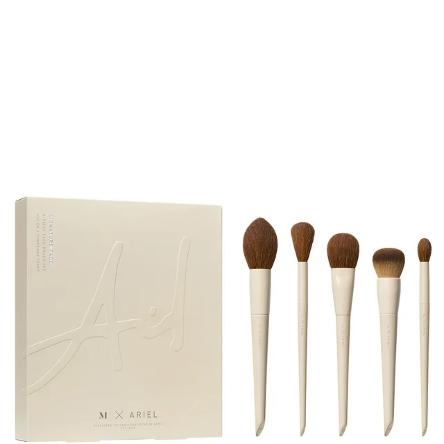 Morphe X Ariel Signature Face 5 Piece Face Brush Set (Worth £84)