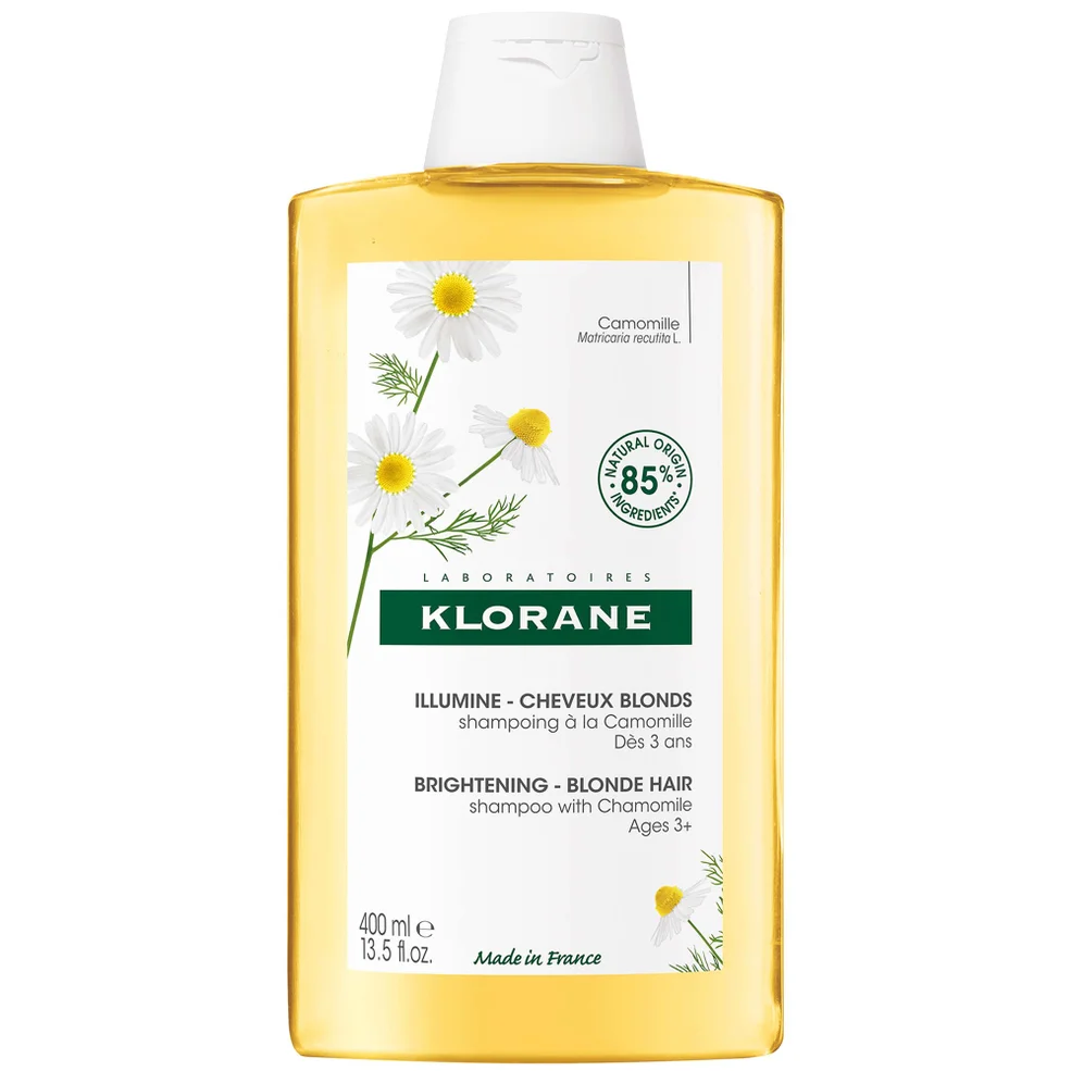 KLORANE Brightening Shampoo with Chamomile for Blonde Hair 400ml Image 1