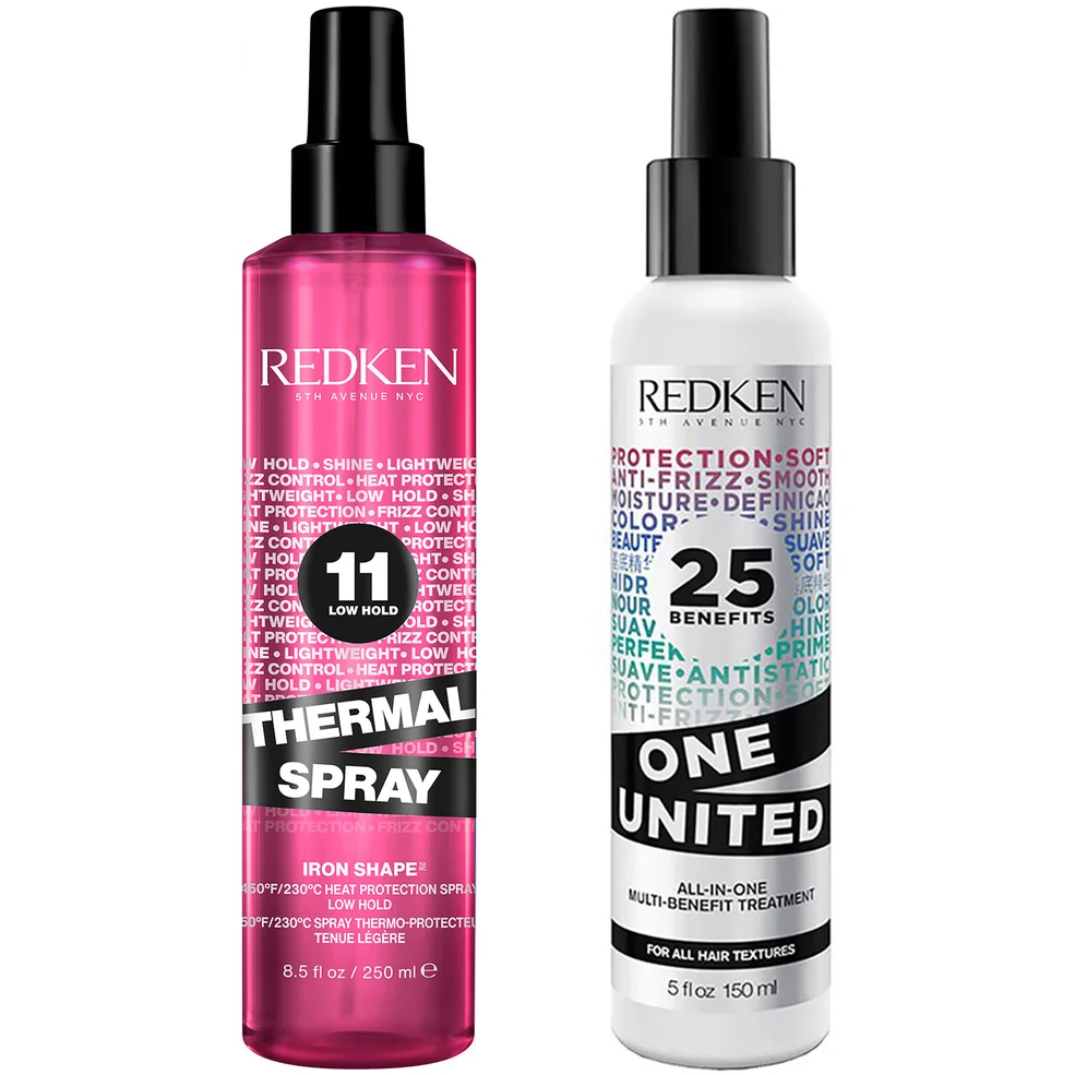 Redken Thermal Spray 250ml and One United 150ml Bundle Image 1