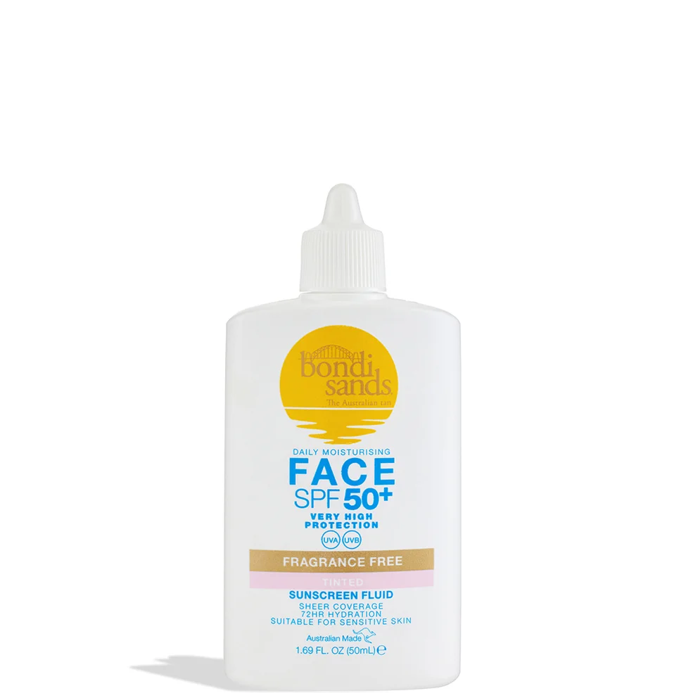 Bondi Sands SPF 50+ Fragrance Free 5 Star Tinted Face Fluid 50ml Image 1