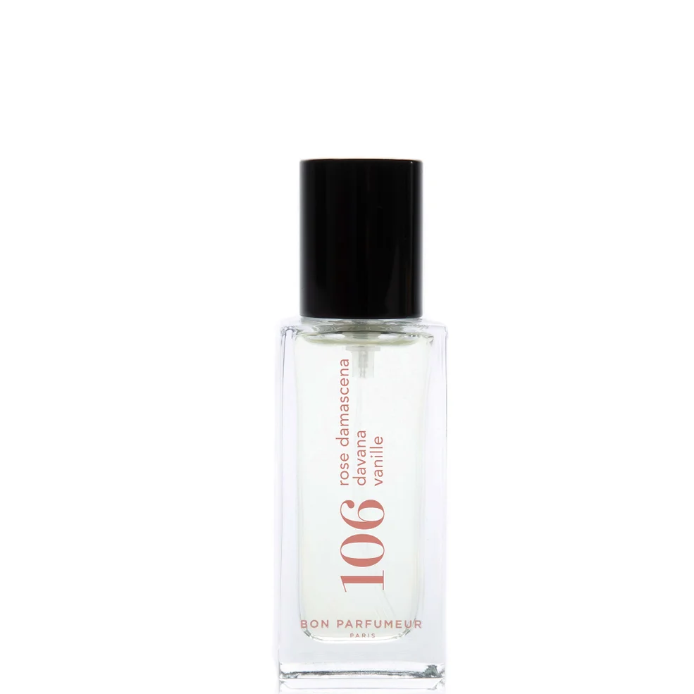 Bon Parfumeur 106 Damascena Rose, Davana, Vanilla Eau de Parfum 15ml Image 1