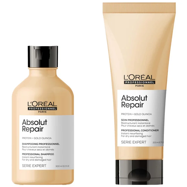 Absolut Repair Shampoo & Conditioner & Hair Oil Bundle Set for Dry & Damaged Hair