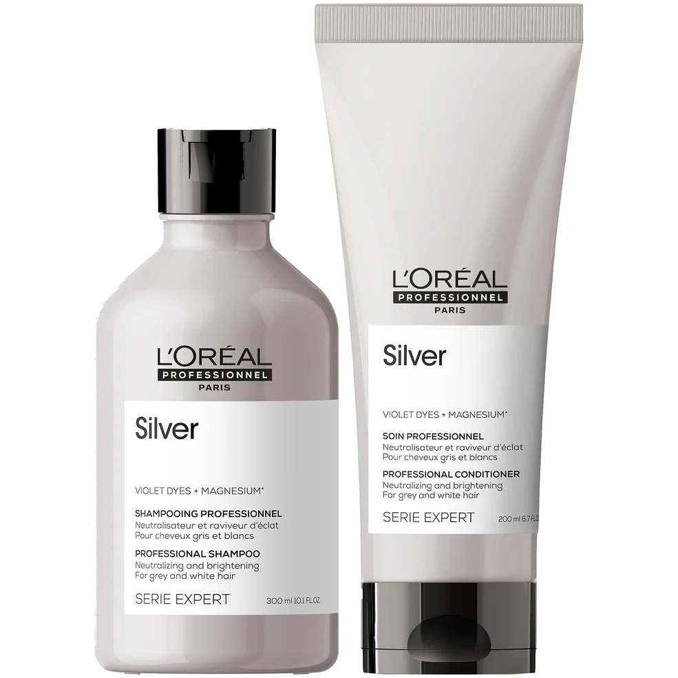 L'Oréal Professionnel Silver Shampoo and Conditioner Duo Image 1