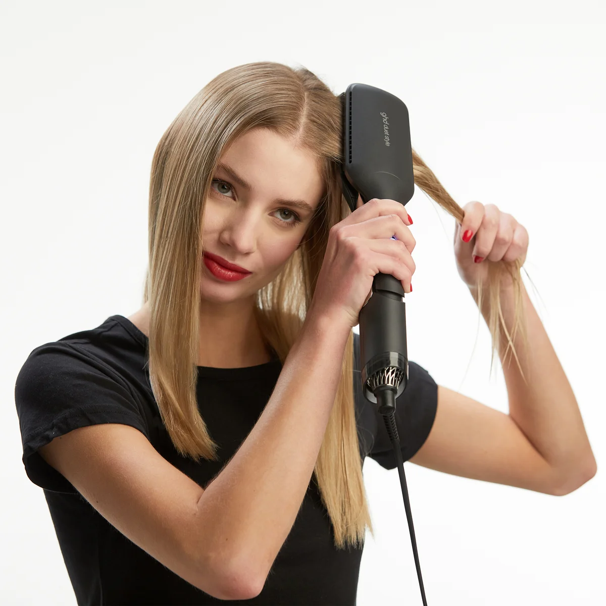 ghd Duet 2-in-1 Hot Air Styler Black LOOKFANTASTIC