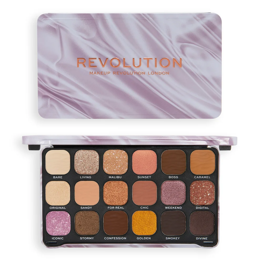 Makeup Revolution Forever Flawless Shadow Palette - Nude Silk Image 1