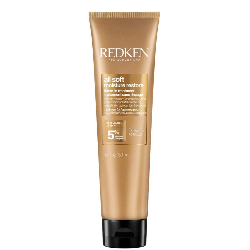 Redken All Soft Moisture Restore Leave-In Treatment for Dry Hair with Argan Oil and Hyaluronic Acid 150ml Image 1