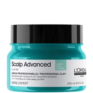 L'Oréal Professionnel Serié Expert Scalp Advanced Anti-Oiliness 2-in-1 Deep Purifier Clay Hair Mask 250ml - undefined undefined