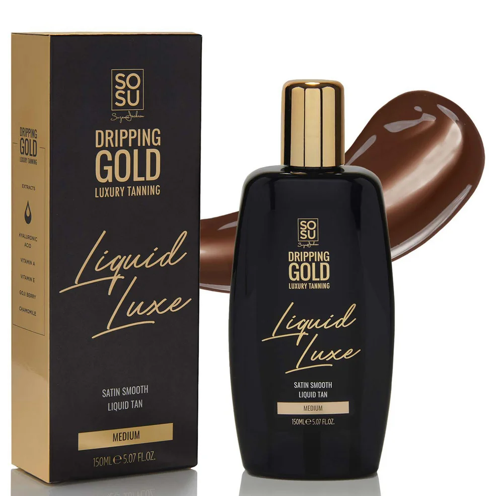Dripping Gold Liquid Tan 150ml (Various Shades) Image 1