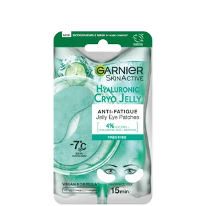 Garnier Anti-Fatigue Hyaluronic Acid and Icy Cucumber Cryo Jelly Eye Patches - undefined undefined