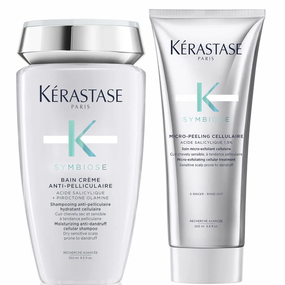 Kérastase Symbiose Anti-Dandruff Exfoliate and Cleanse Duo for Dry Scalps Image 1